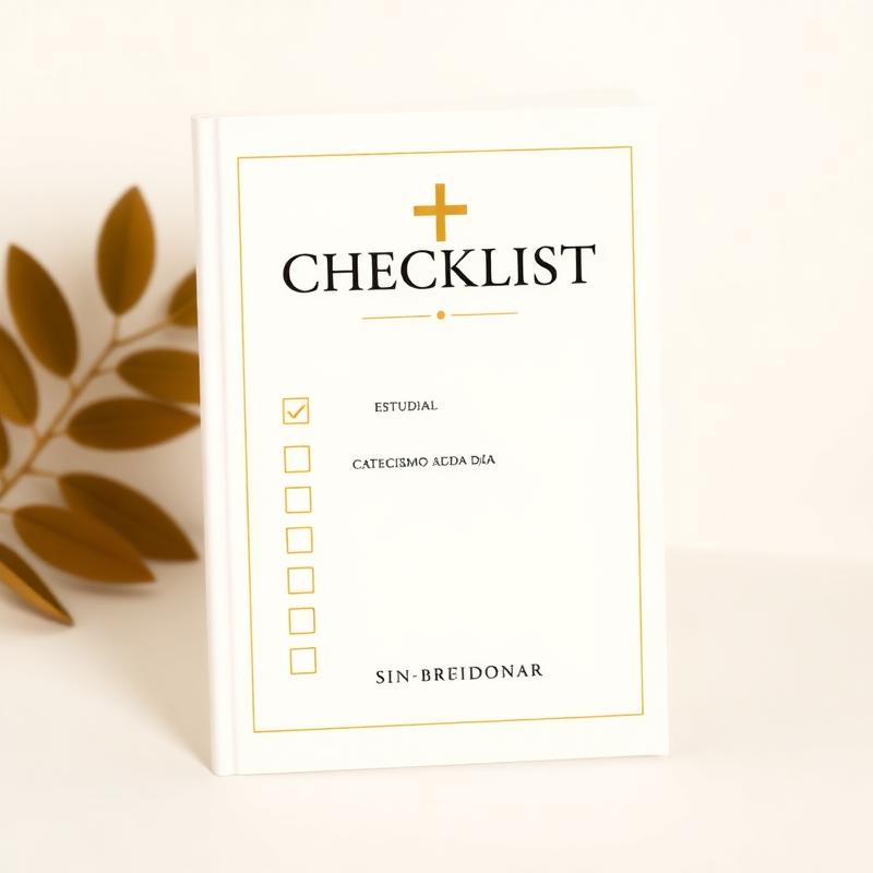 Checklist: Estudia el Catecismo cada día sin abandonar
